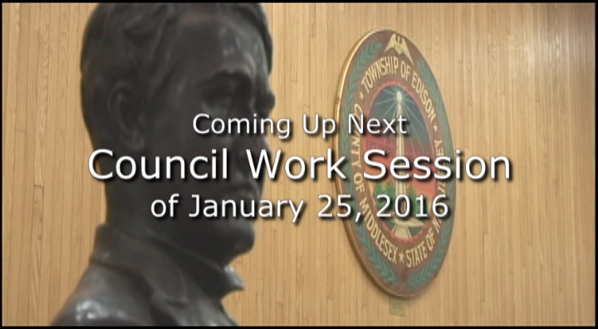 Thumbnail image for Council Work Session of January 25, 2016