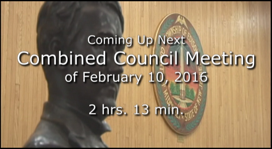 Thumbnail image for Combined Council Meeting of Feb. 10, 2016