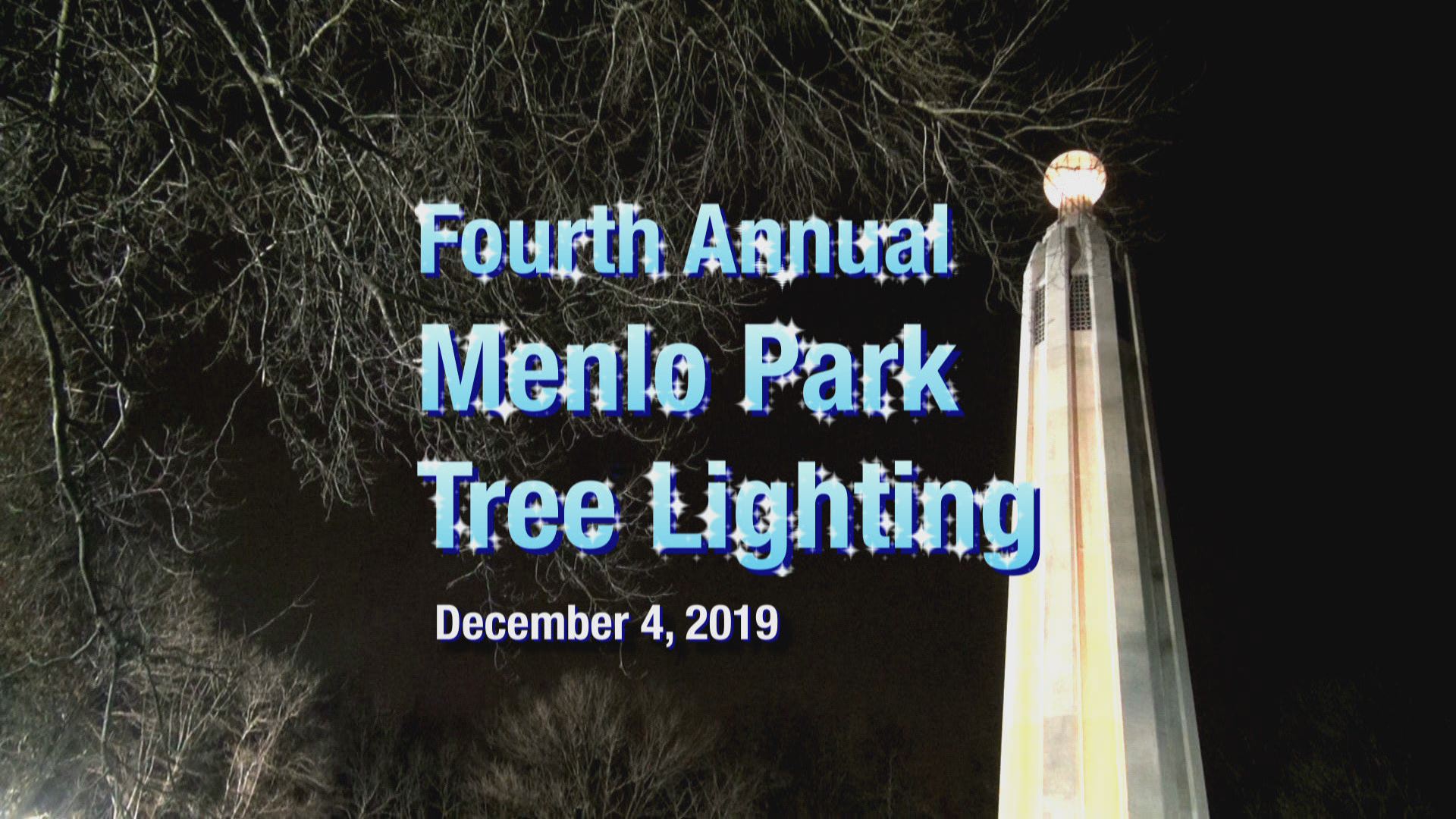 Menlo Park Tree Lighting