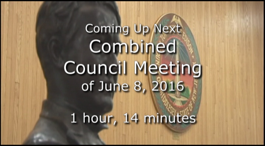 Thumbnail image for Council Work Session Meeting of June 08, 2016