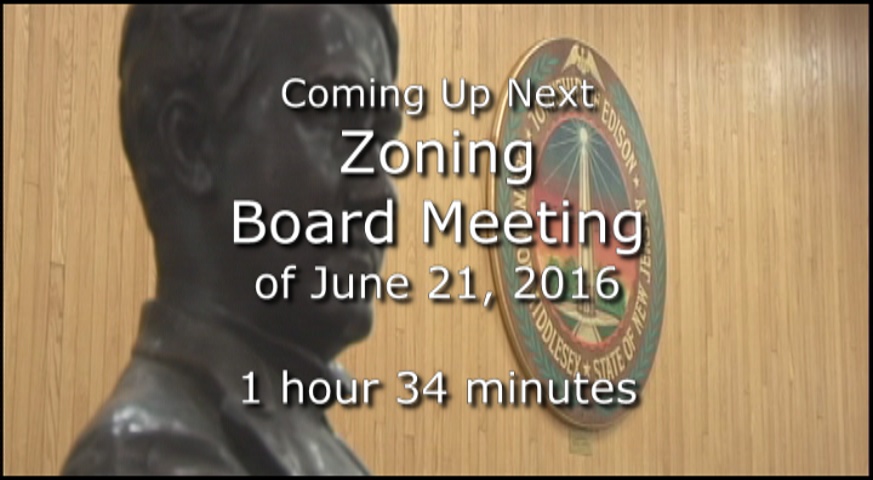 Thumbnail image for Zoning Board Meeting of June 21, 2016
