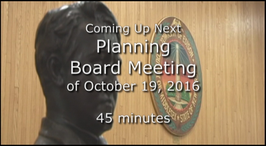 Thumbnail image for Planning Board Meeting of October 19