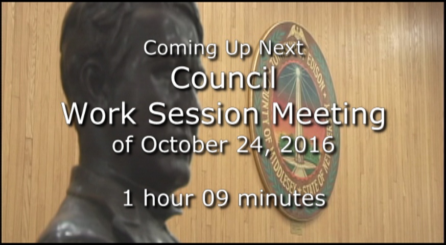 Thumbnail image for Council Work Session of October 24