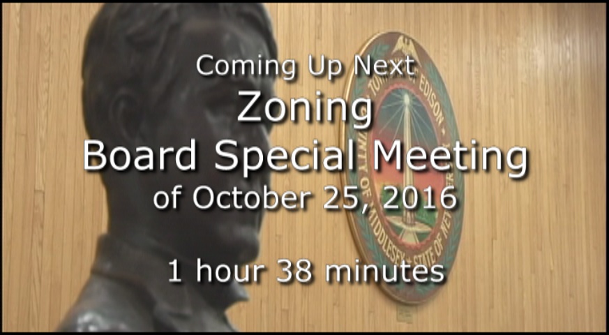 Thumbnail image for Zoning Board Meeting of October 25