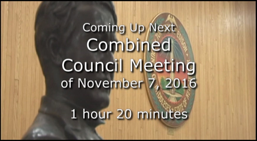 Thumbnail image for Combined Council Meeting of November 7