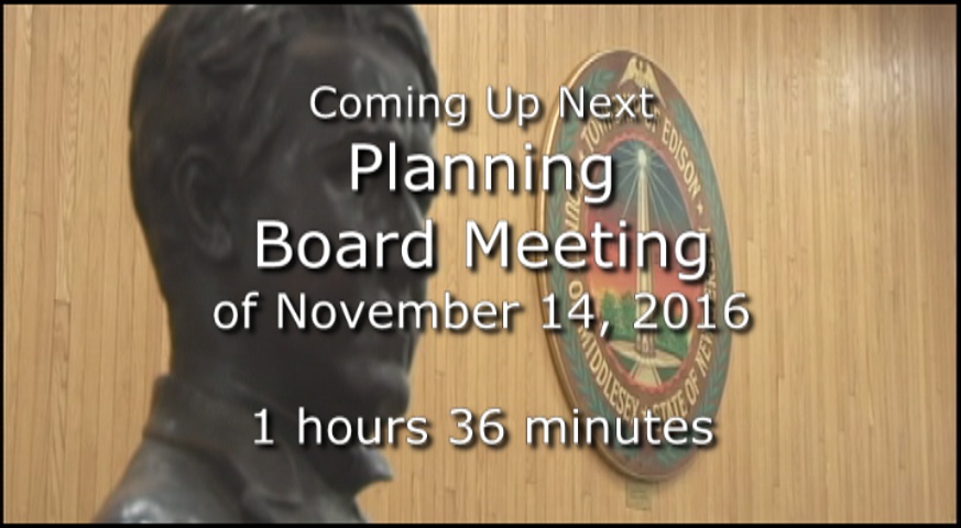 Thumbnail image for Planning Board Meeting of November 14