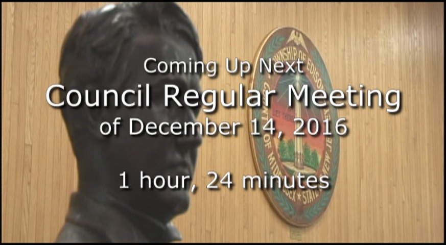 Thumbnail image for Council Regular Meeting of December 14