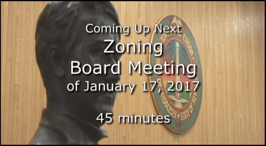 Thumbnail image for Zoning Board Meeting of January 17