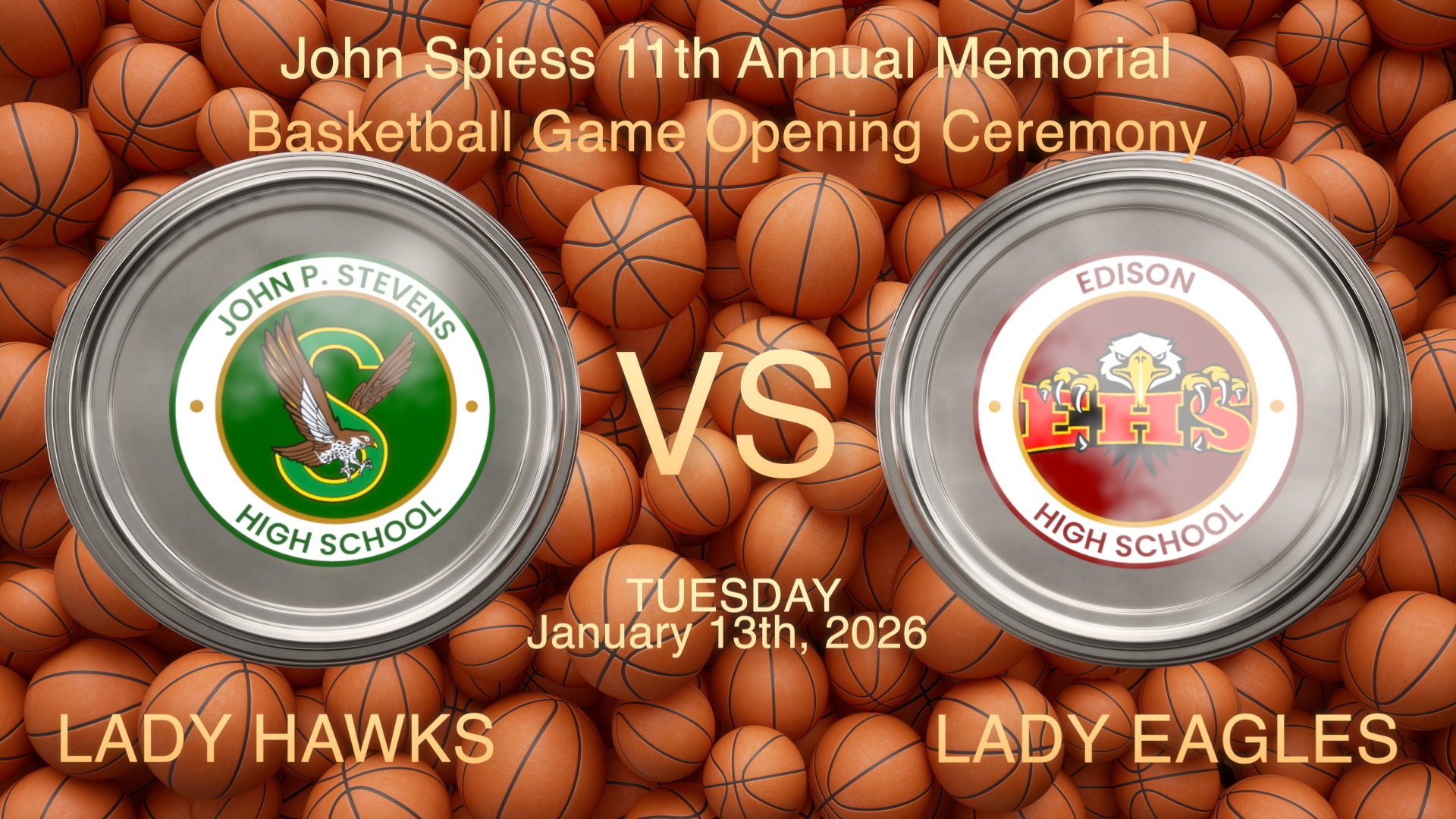 John Spiess 11th Anniversary Memorial Basketball Game Ceremony