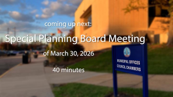 Thumbnail image for Planning Board Meeting of March 30 2026