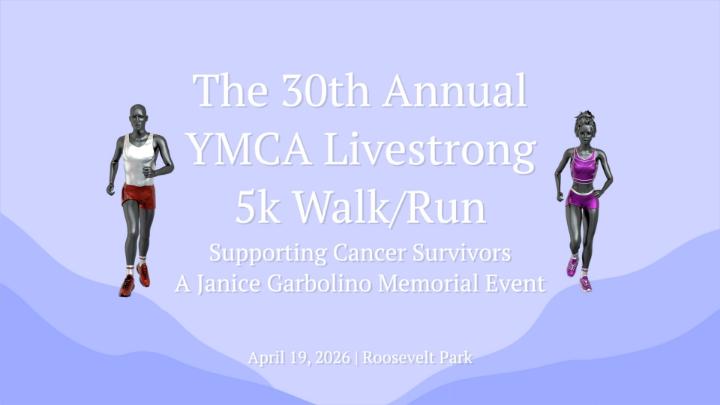 Thumbnail image for The 30th Annual YMCA Livestrong 5k Walk/Run