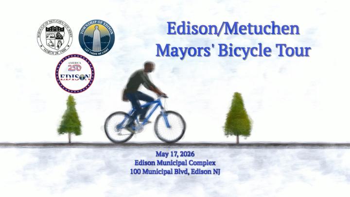 Thumbnail image for 2026 Edison/Metuchen Mayors' Bicycle Tour