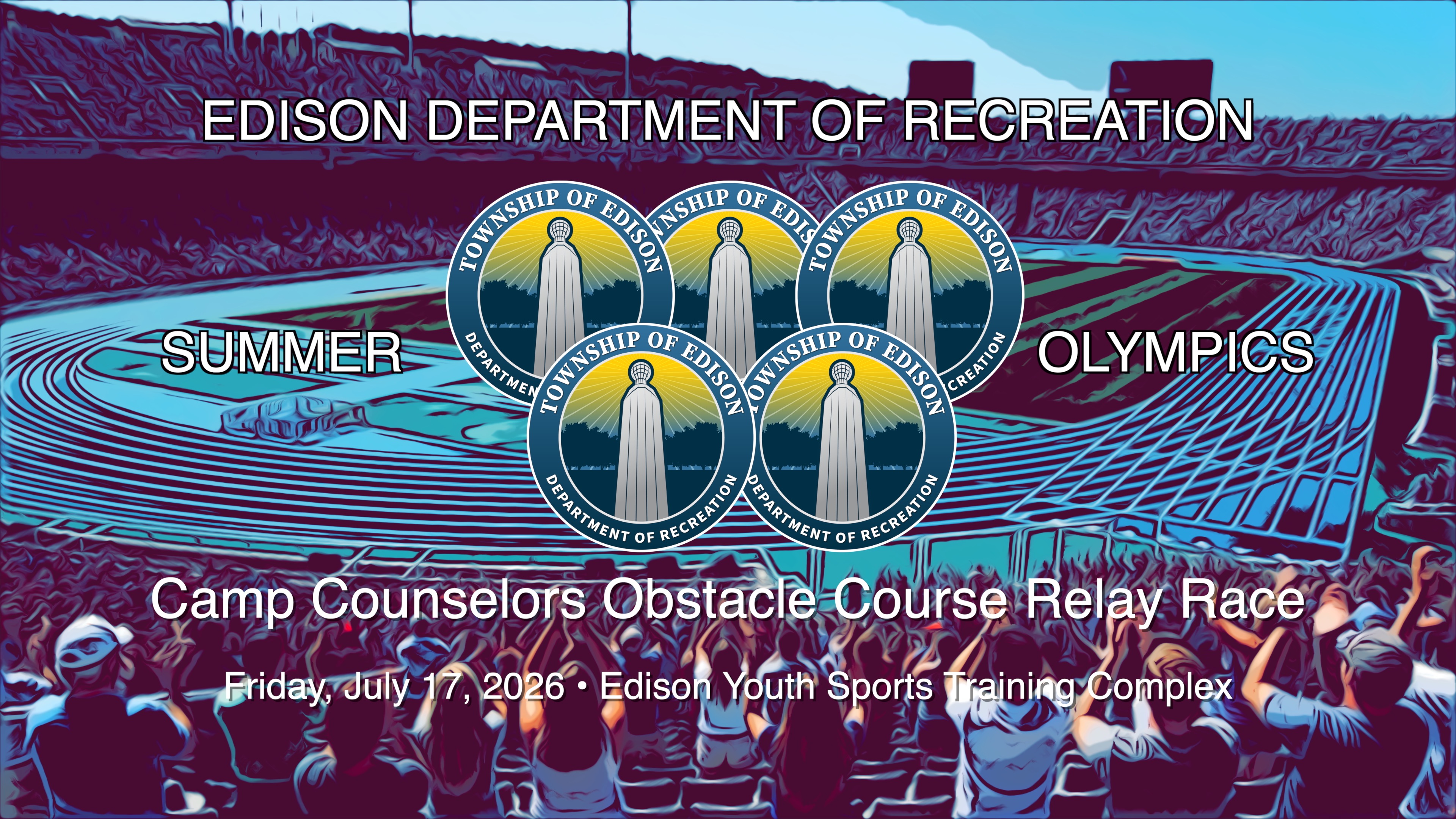Thumbnail image for Edison Recreation Camp Counselors Relay Race