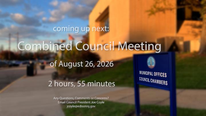 Thumbnail image for Combined Council Meeting of August 26, 2026