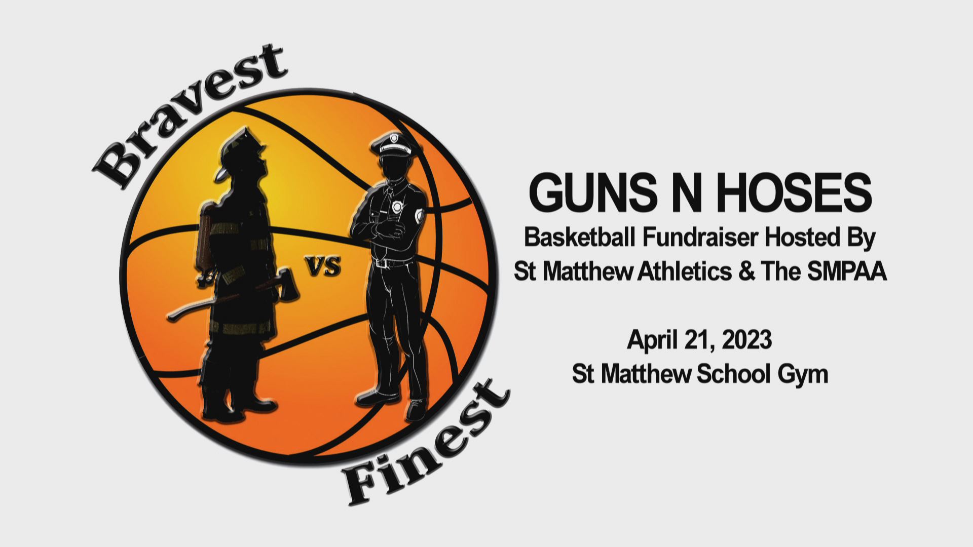 Thumbnail image for coming up next: Guns N Hoses Basketball Fundraiser