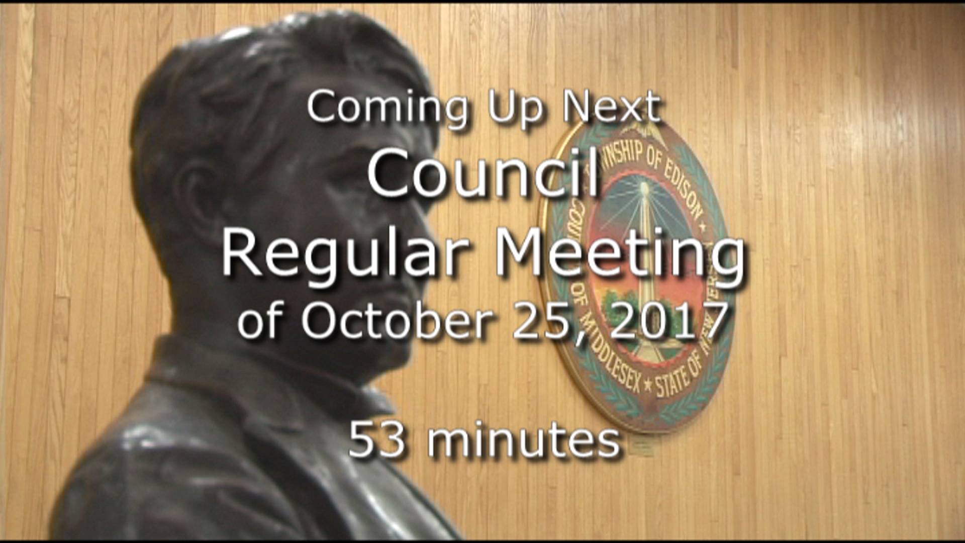 Thumbnail image for Council Regular Meeting of October 25