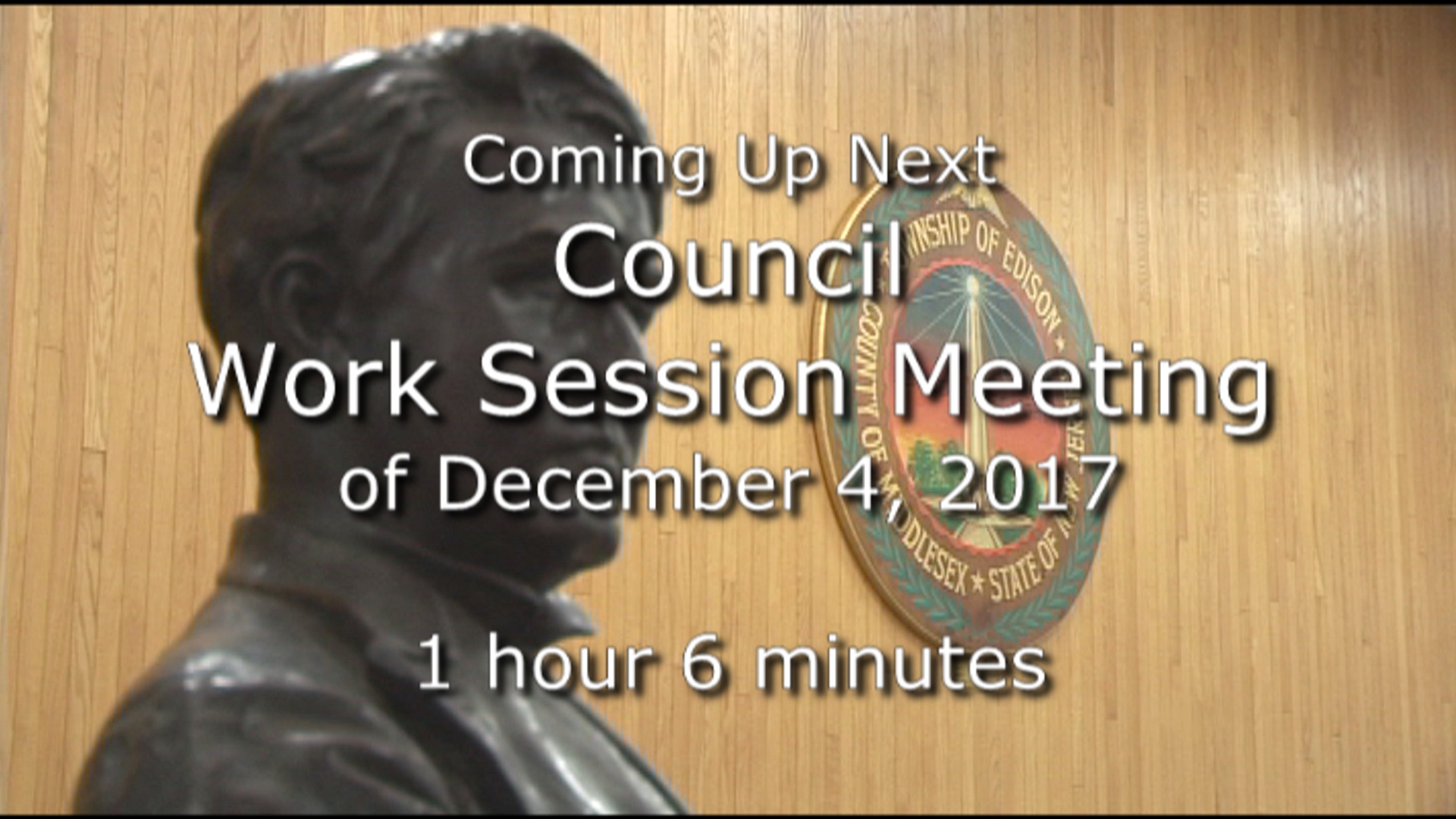 Thumbnail image for Council Work Session of December 4